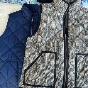 Two jcrew vests size medium